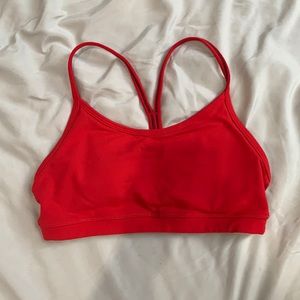 Lululemon Red Flow Y sports bra